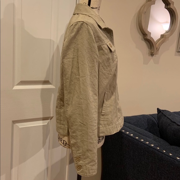 Croft & Barrow Scroll Damask Blazer Jacket - Picture 4 of 7